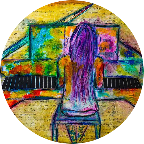 Ivan Guaderrama – Interactive Piano Art: Where Rhythm, Harmony, and Color Converge in Painting and Music