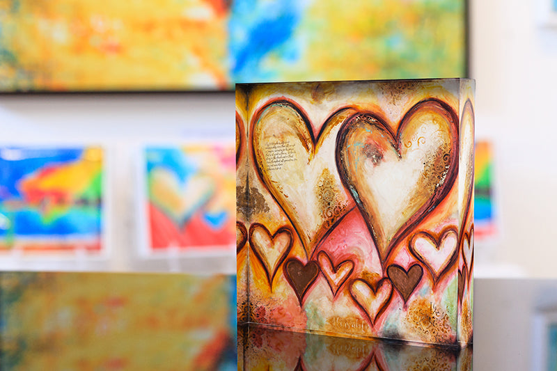 A collaborative masterpiece from our team and gallery, representing growth and thankfulness. This artwork is a vibrant celebration of God's limitless power and the profound joy of family life, encapsulated in the message 'God is Able.
