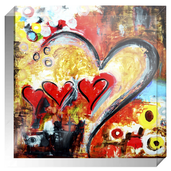 FAMILY IS LOVE - ACRYLIC BLOCK