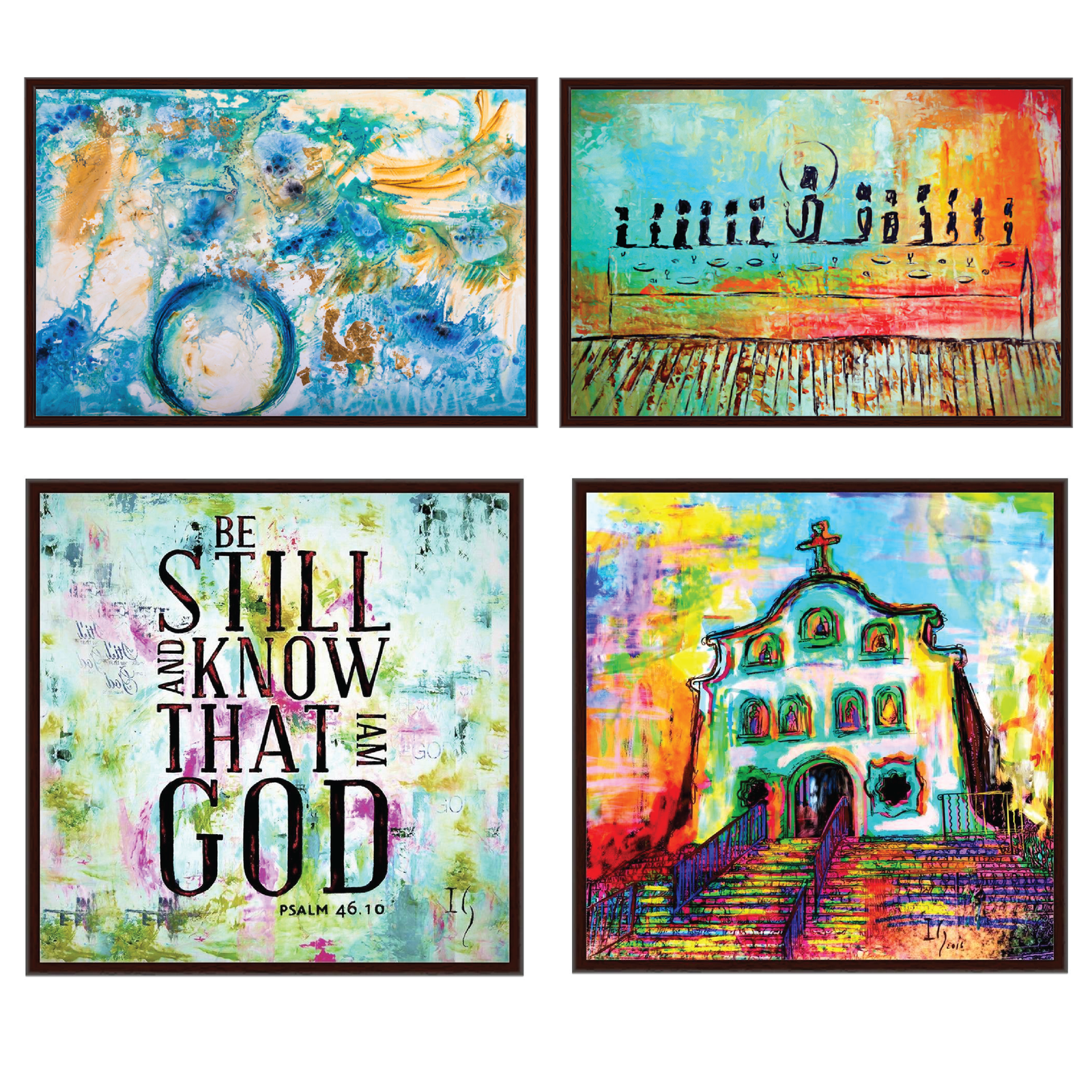 Christian wall art collection by Ivan Guaderrama — paintings of Jesus, angels, scripture and inspirational themes for faith-filled homes