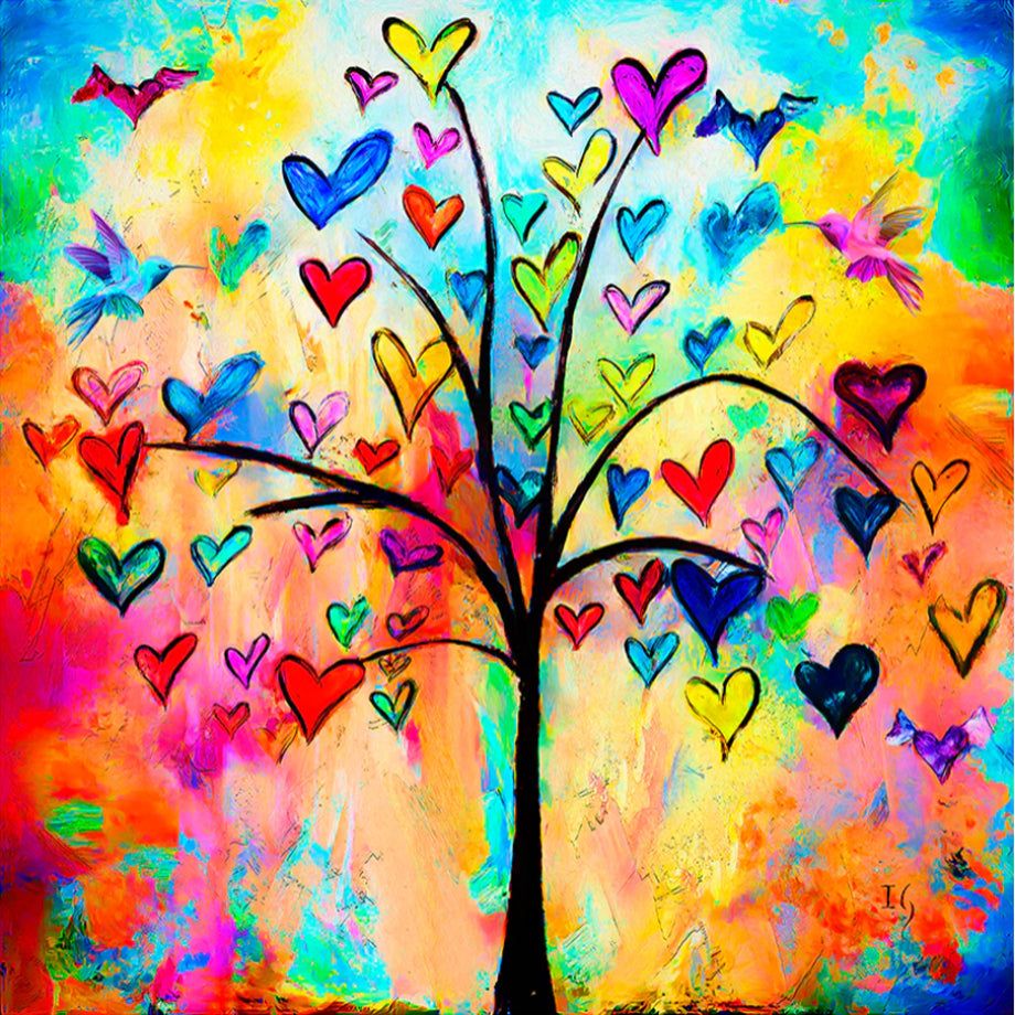 Limited Edition Originals collection by Ivan Guaderrama — iconic signed pieces including Tree of Life, Angel of Protection and signature heart paintings