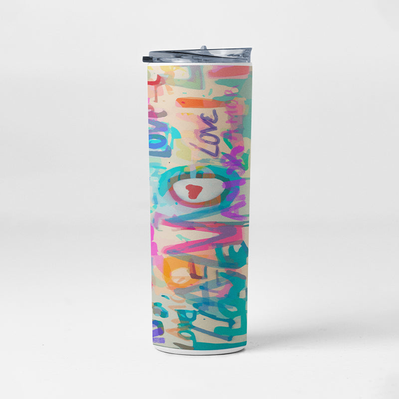 Kaleidoscope of Emotion - Skinny Tumblers - christian inspirational tumbler by Ivan Guaderrama