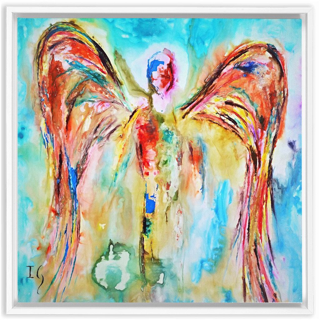 Azel artwork detail - interactive canvas print that comes alive with mobile app wall art