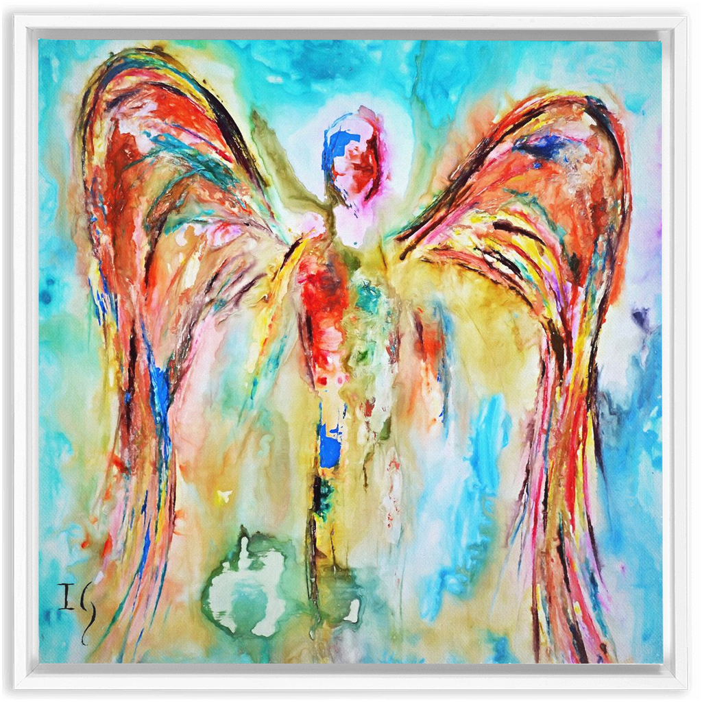 Azel artwork detail - interactive canvas print that comes alive with mobile app wall art