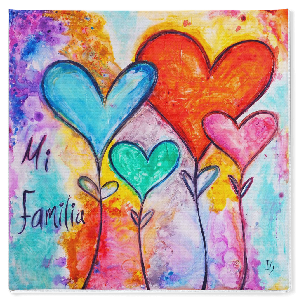 Family First artwork detail - christian wall art canvas print wall art