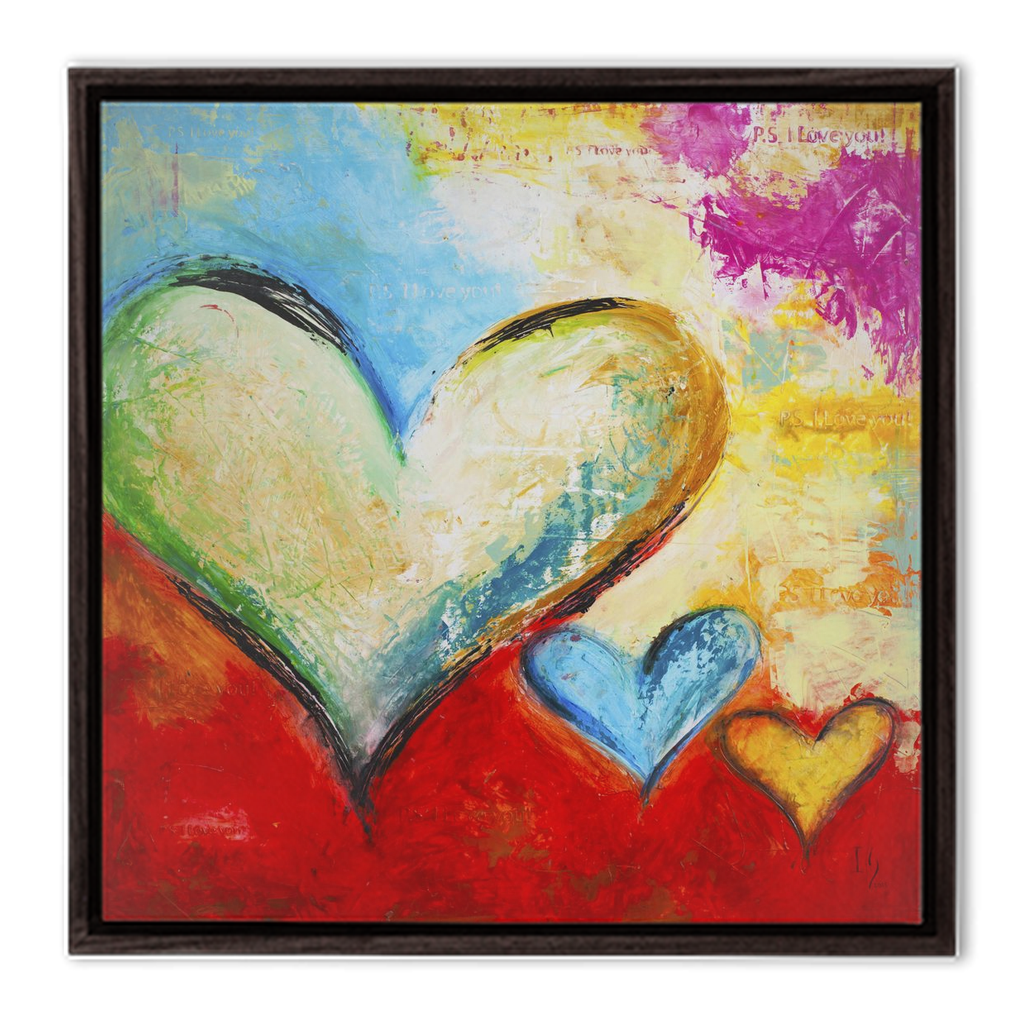With love - interactive canvas print that comes alive with mobile app by Ivan Guaderrama