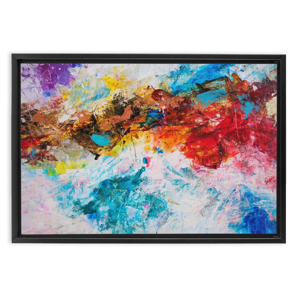 The Colors Of Heaven artwork detail - abstract art canvas print wall art