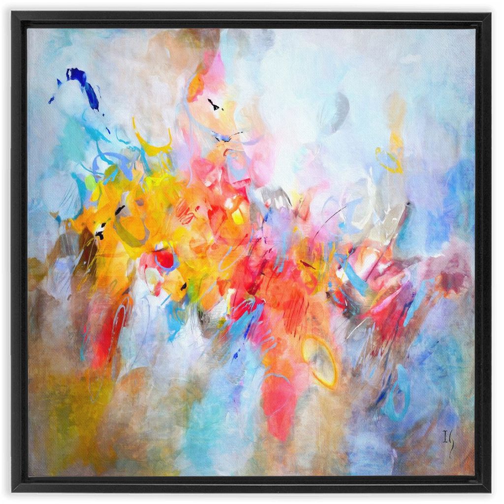 For I Know The Plans I Have For You artwork detail - abstract art canvas print wall art