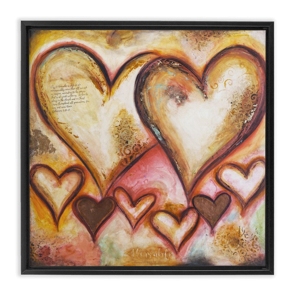 God Is Able artwork detail - interactive canvas print that comes alive with mobile app wall art