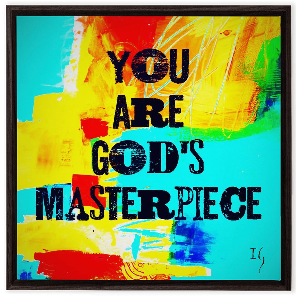 Ephesians 2:10 artwork detail - bible verse wall art canvas print wall art