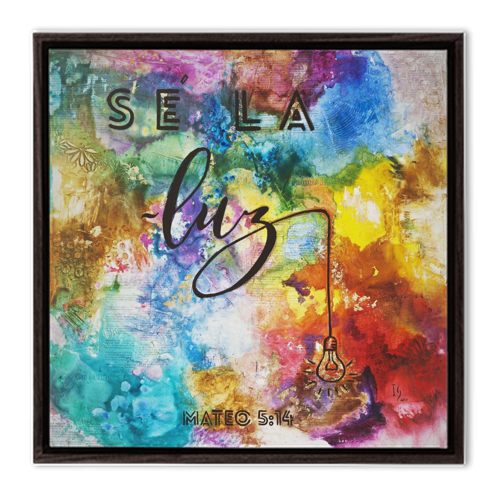Be the Light - interactive canvas print that comes alive with mobile app by Ivan Guaderrama