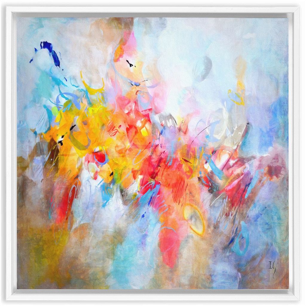 For I Know The Plans I Have For You artwork detail - abstract art canvas print wall art