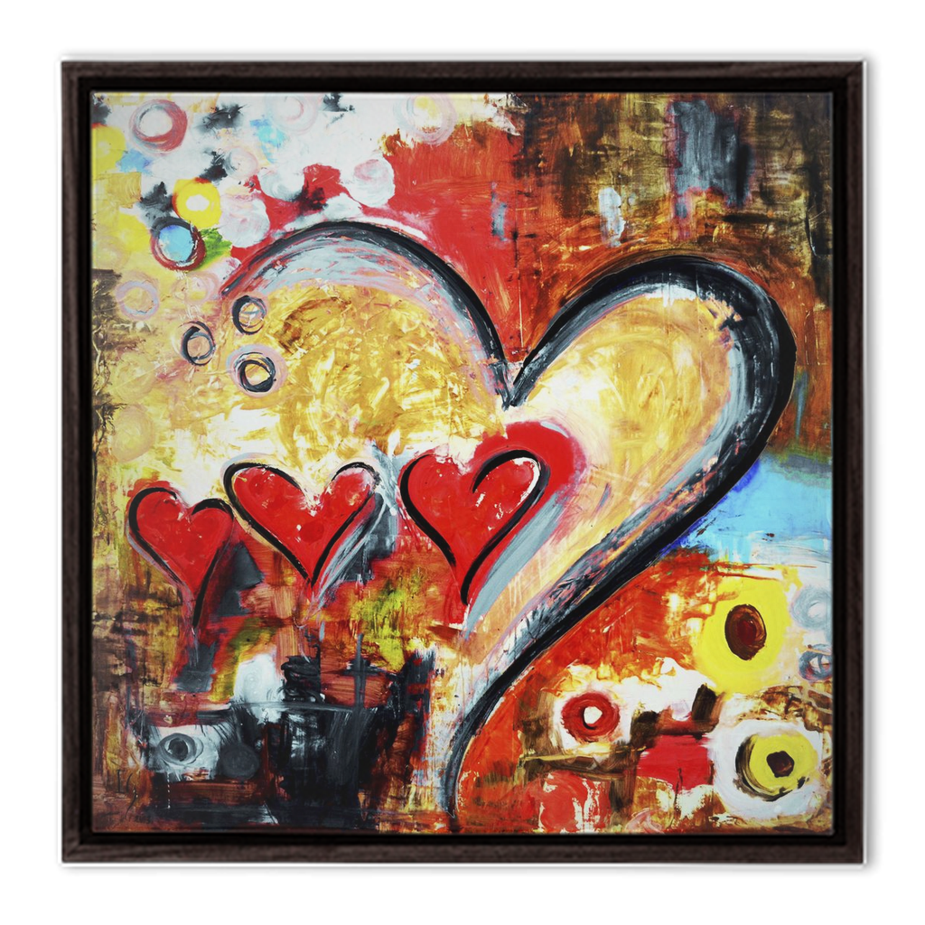 Family Is Love - interactive canvas print that comes alive with mobile app by Ivan Guaderrama