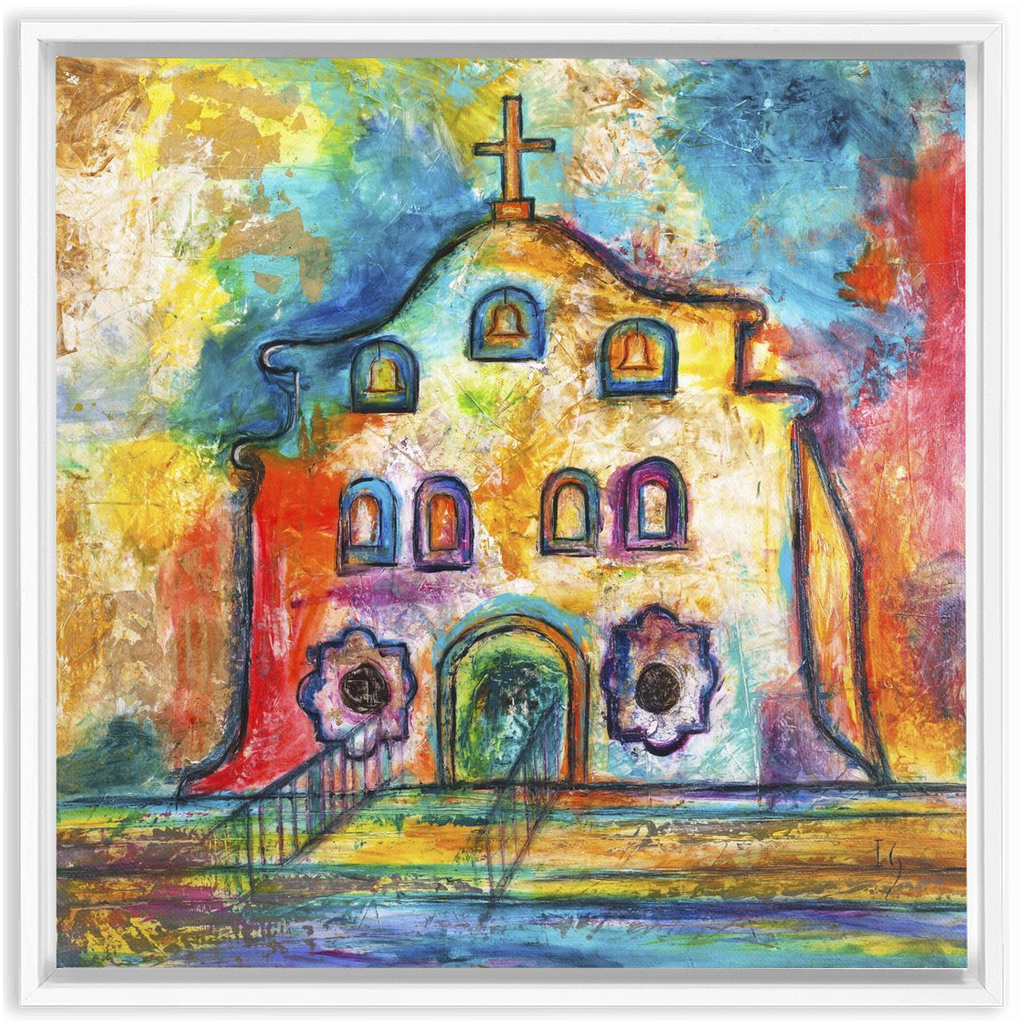 Sanctuary artwork detail - interactive canvas print that comes alive with mobile app wall art