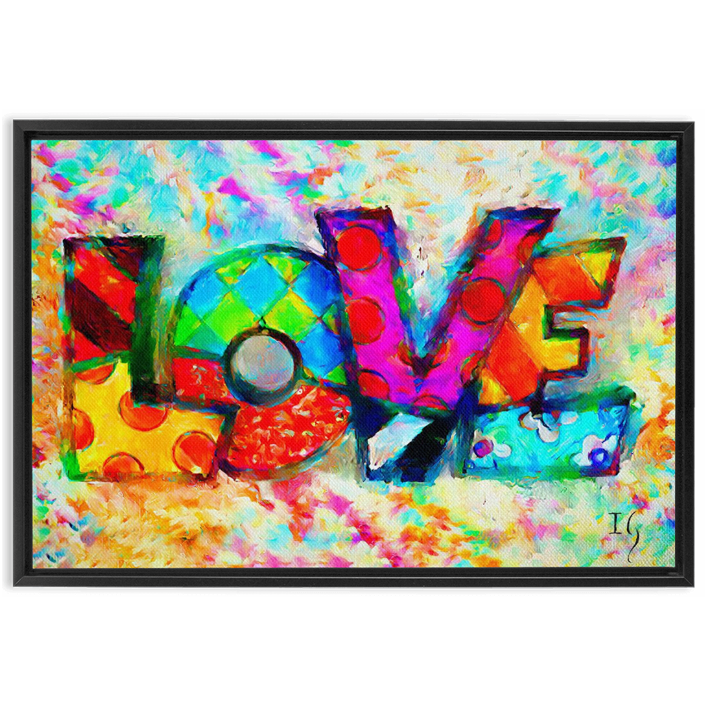 Love Languages artwork detail - bible verse wall art canvas print wall art
