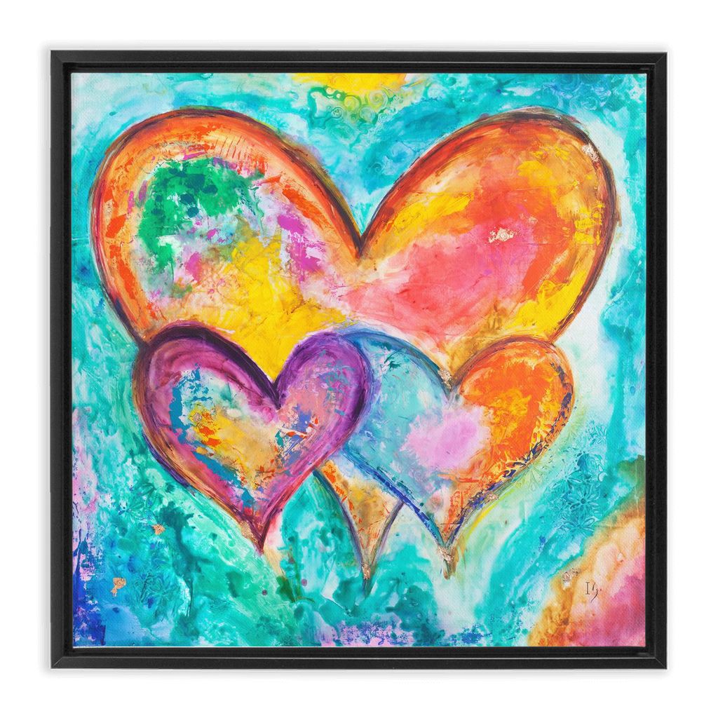 Let All That You Do Be Done In Love artwork detail - interactive canvas print that comes alive with mobile app wall art