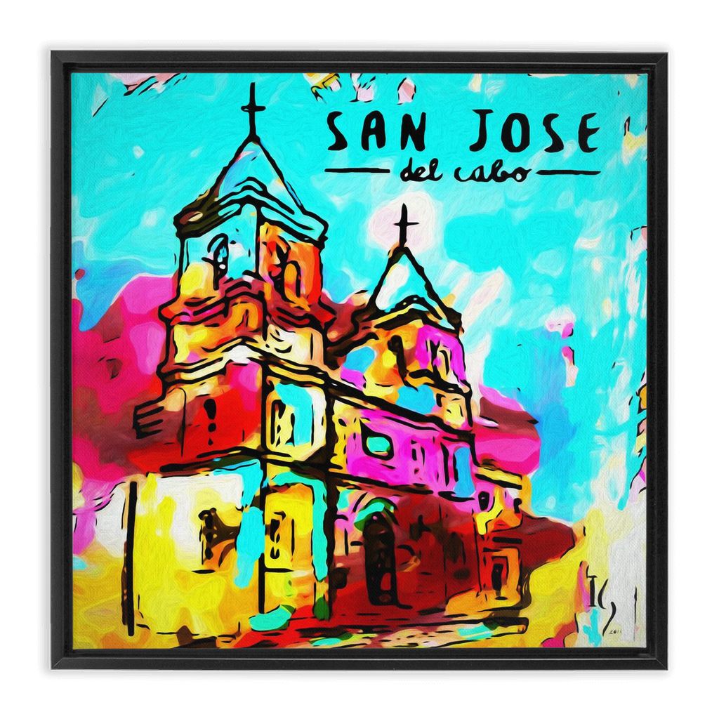 San Jose del Cabo artwork detail - commission art canvas print wall art