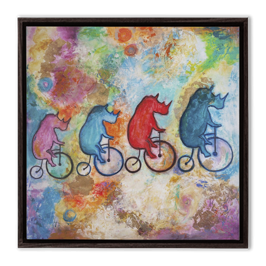 Holy Family - interactive canvas print that comes alive with mobile app by Ivan Guaderrama