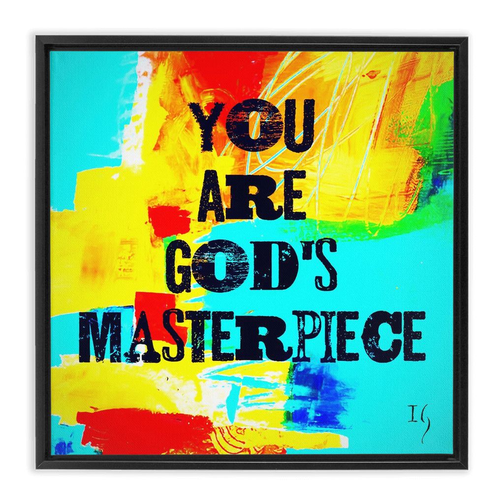 Ephesians 2:10 artwork detail - bible verse wall art canvas print wall art