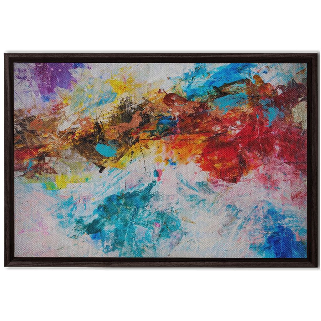 The Colors Of Heaven artwork detail - abstract art canvas print wall art