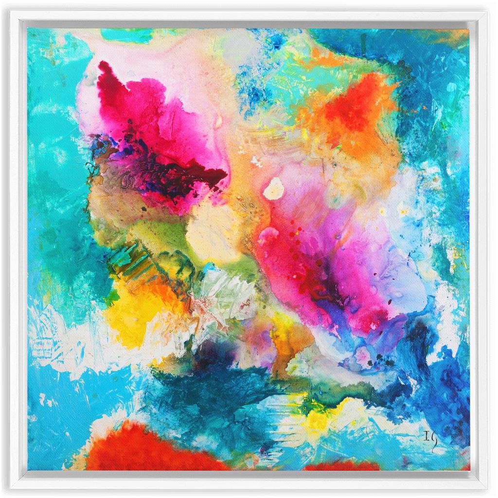 John 10:10 artwork detail - interactive canvas print that comes alive with mobile app wall art