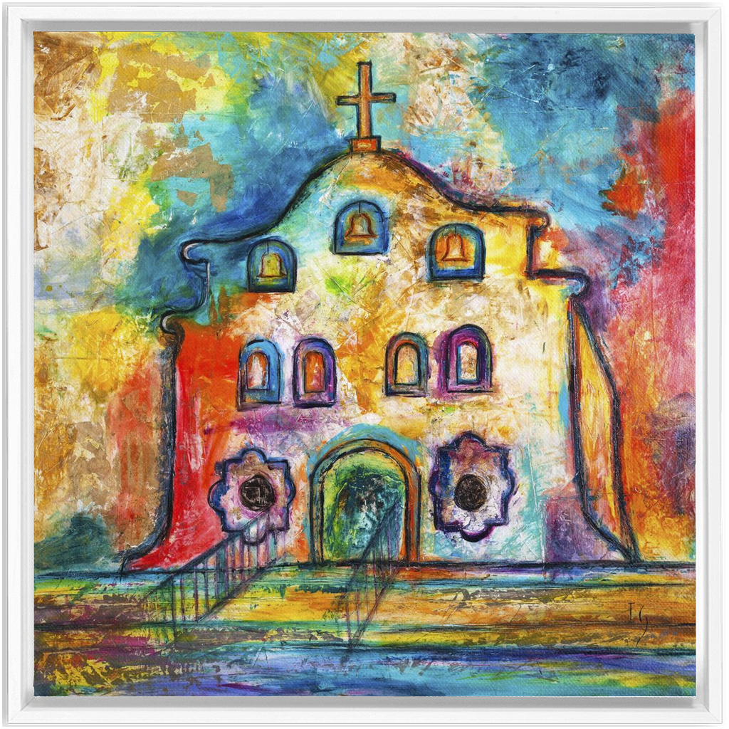 Sanctuary artwork detail - interactive canvas print that comes alive with mobile app wall art