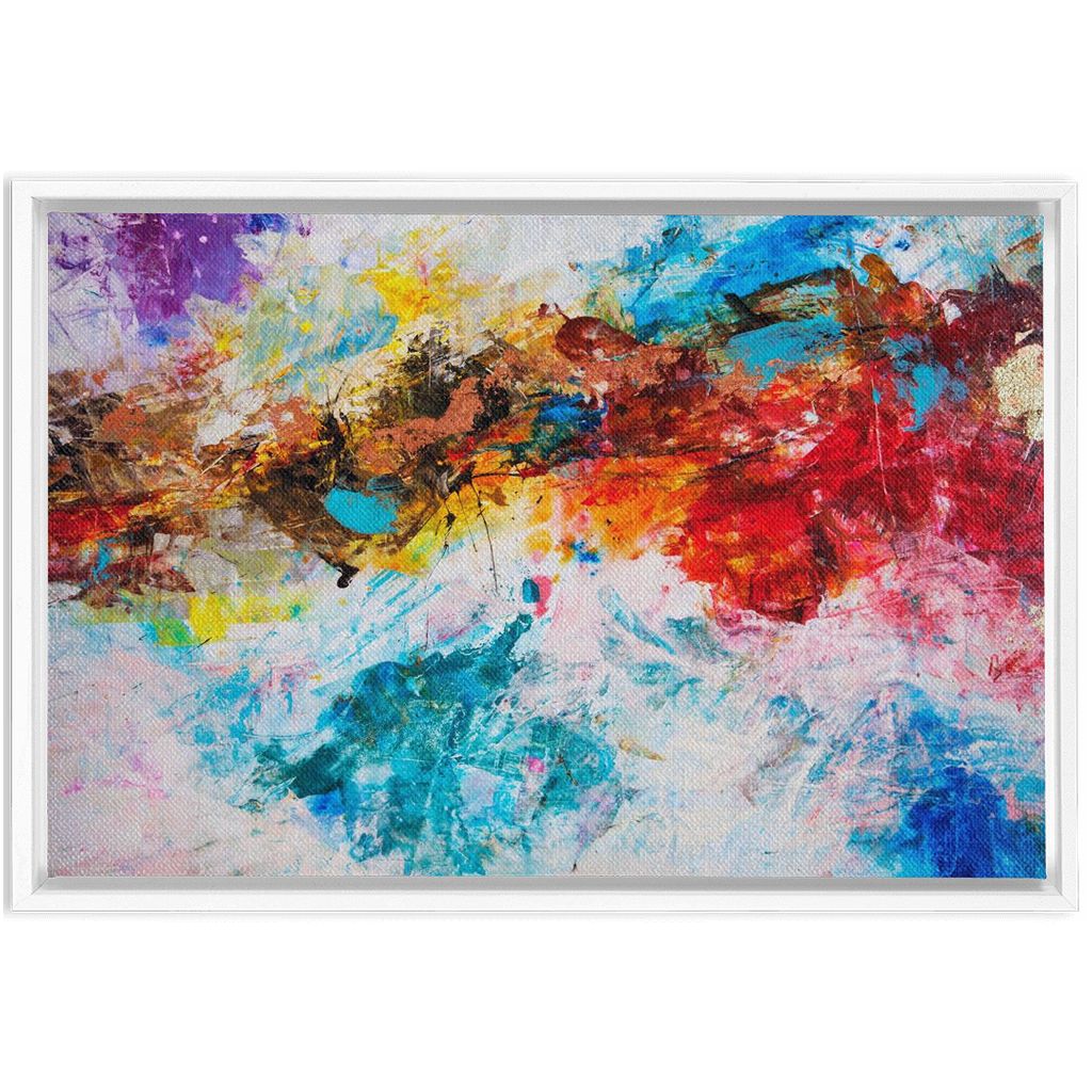 The Colors Of Heaven artwork detail - abstract art canvas print wall art