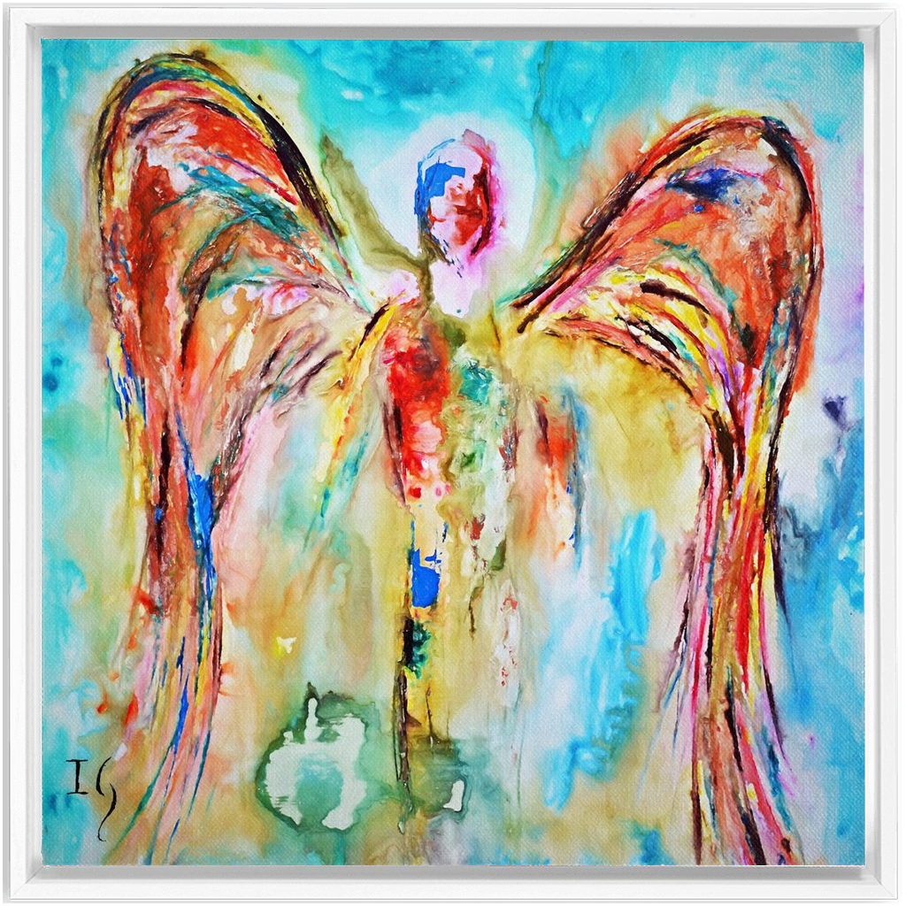 Azel artwork detail - interactive canvas print that comes alive with mobile app wall art