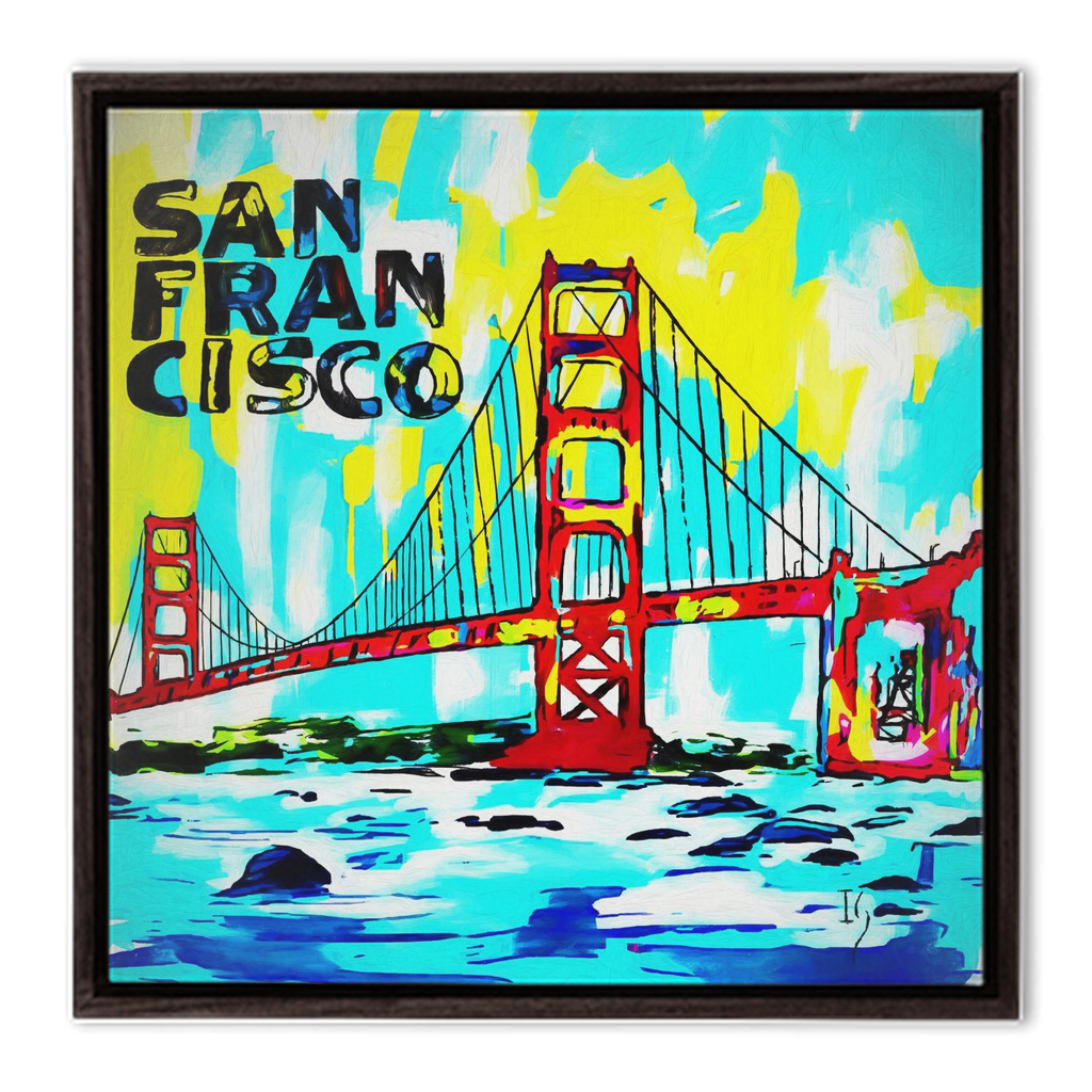 San Francisco - commission art canvas print by Ivan Guaderrama