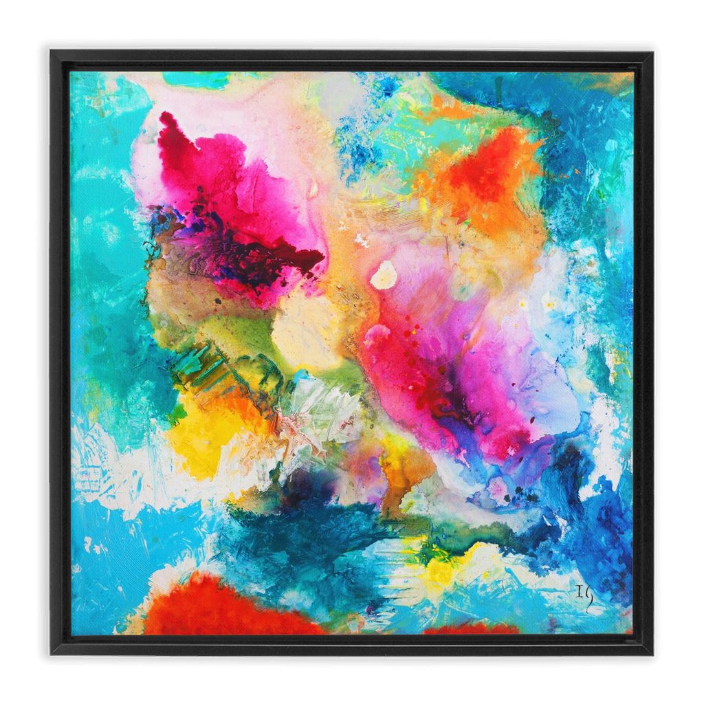 John 10:10 artwork detail - interactive canvas print that comes alive with mobile app wall art