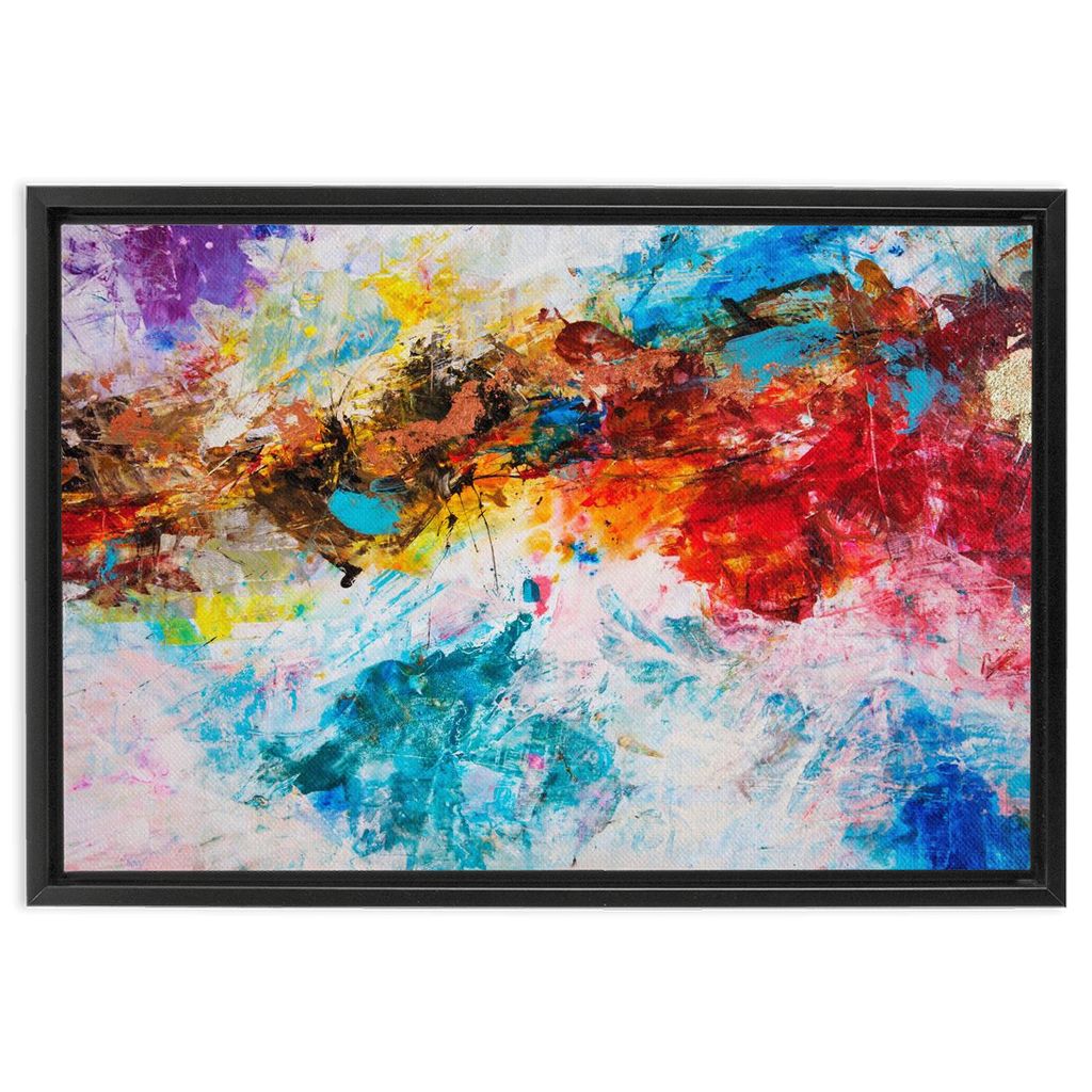 The Colors Of Heaven artwork detail - abstract art canvas print wall art