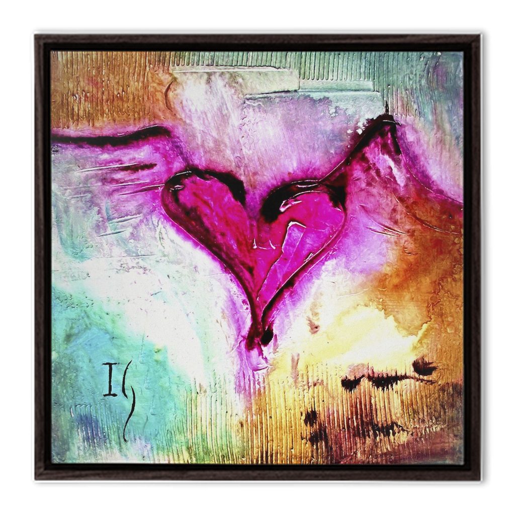 My Heart Belongs To You - interactive canvas print that comes alive with mobile app by Ivan Guaderrama