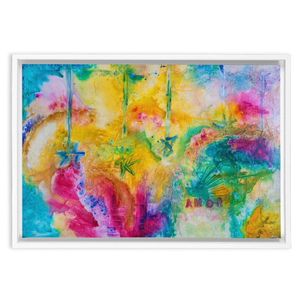 Here as in Heaven artwork detail - abstract art canvas print wall art