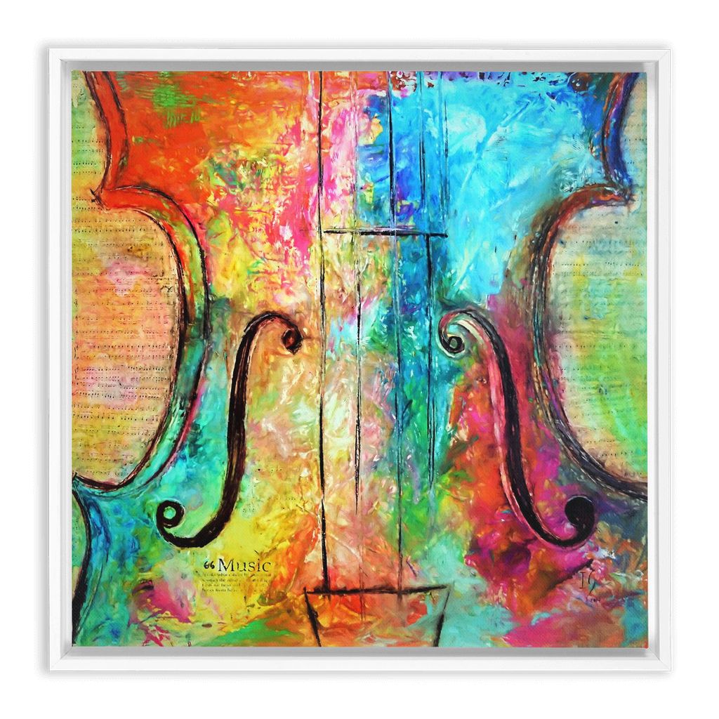 Music Of The Heart artwork detail - music art canvas print wall art