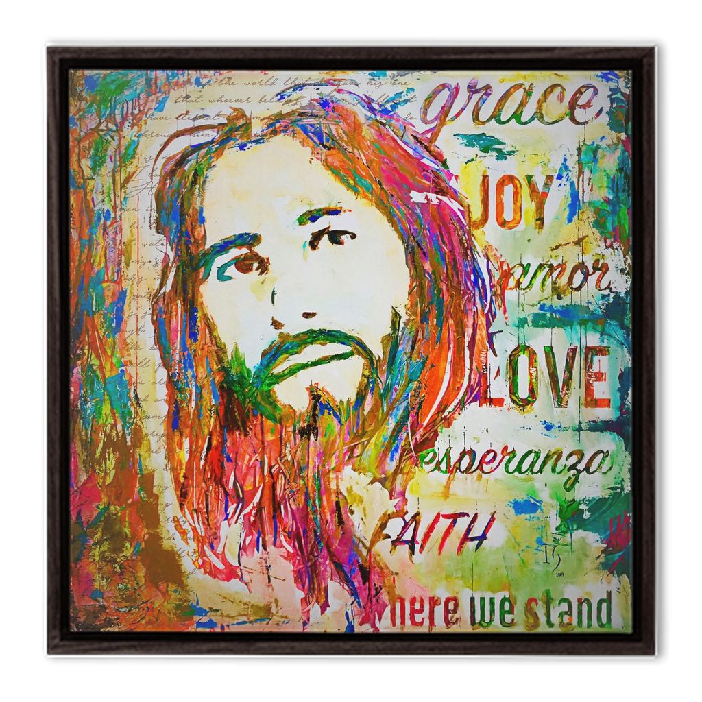 Jesus of Nazareth - christian wall art canvas print by Ivan Guaderrama