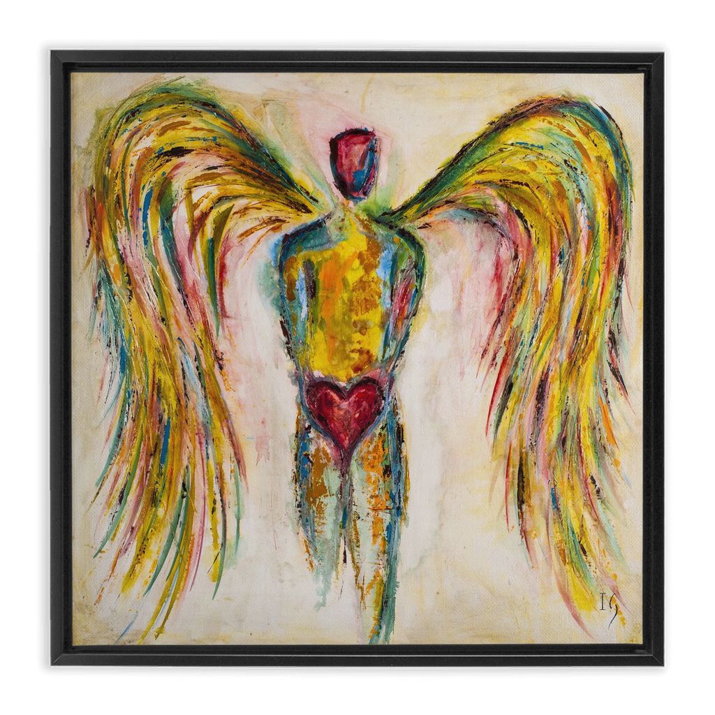 Guard Your Heart artwork detail - interactive canvas print that comes alive with mobile app wall art