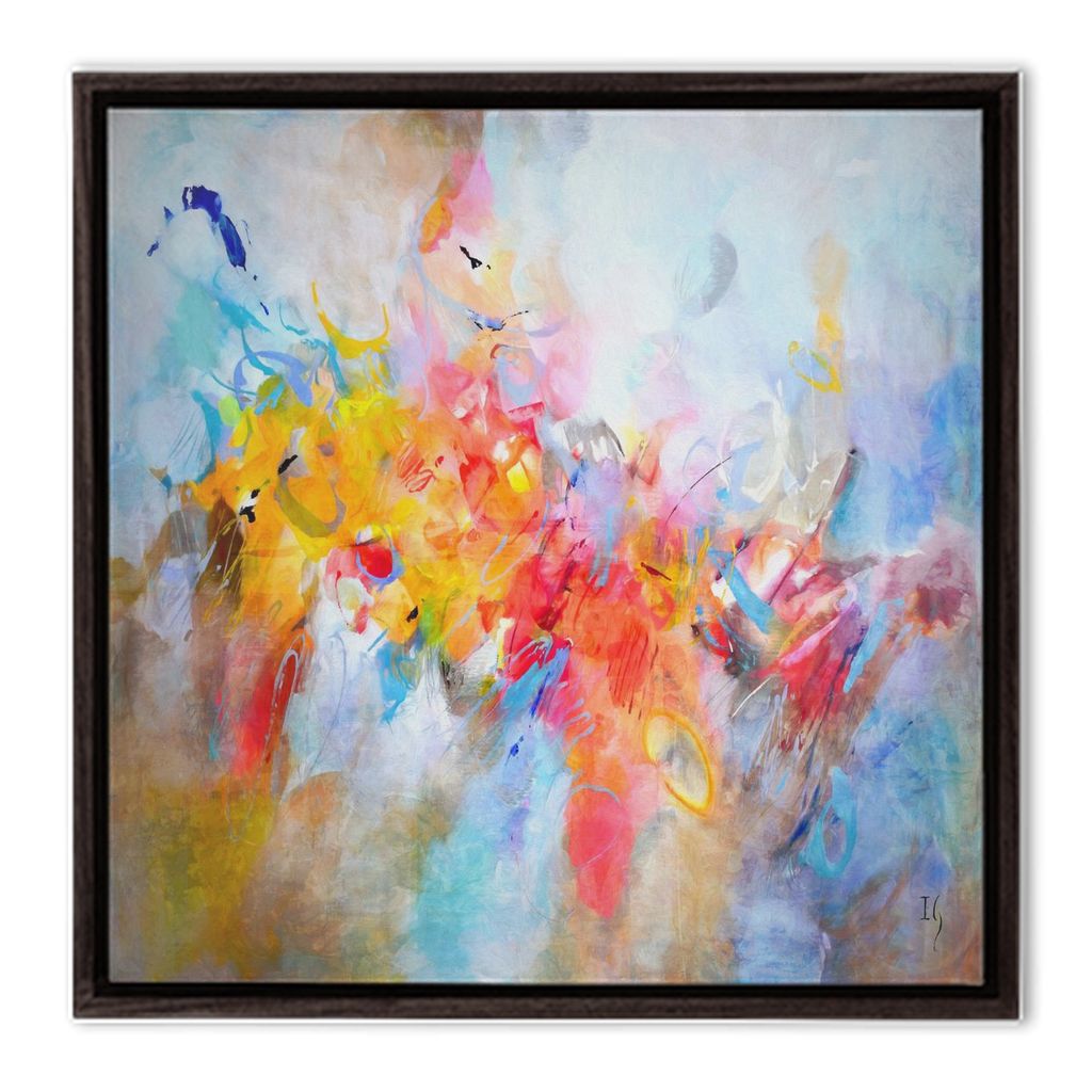 For I Know The Plans I Have For You - abstract art canvas print by Ivan Guaderrama