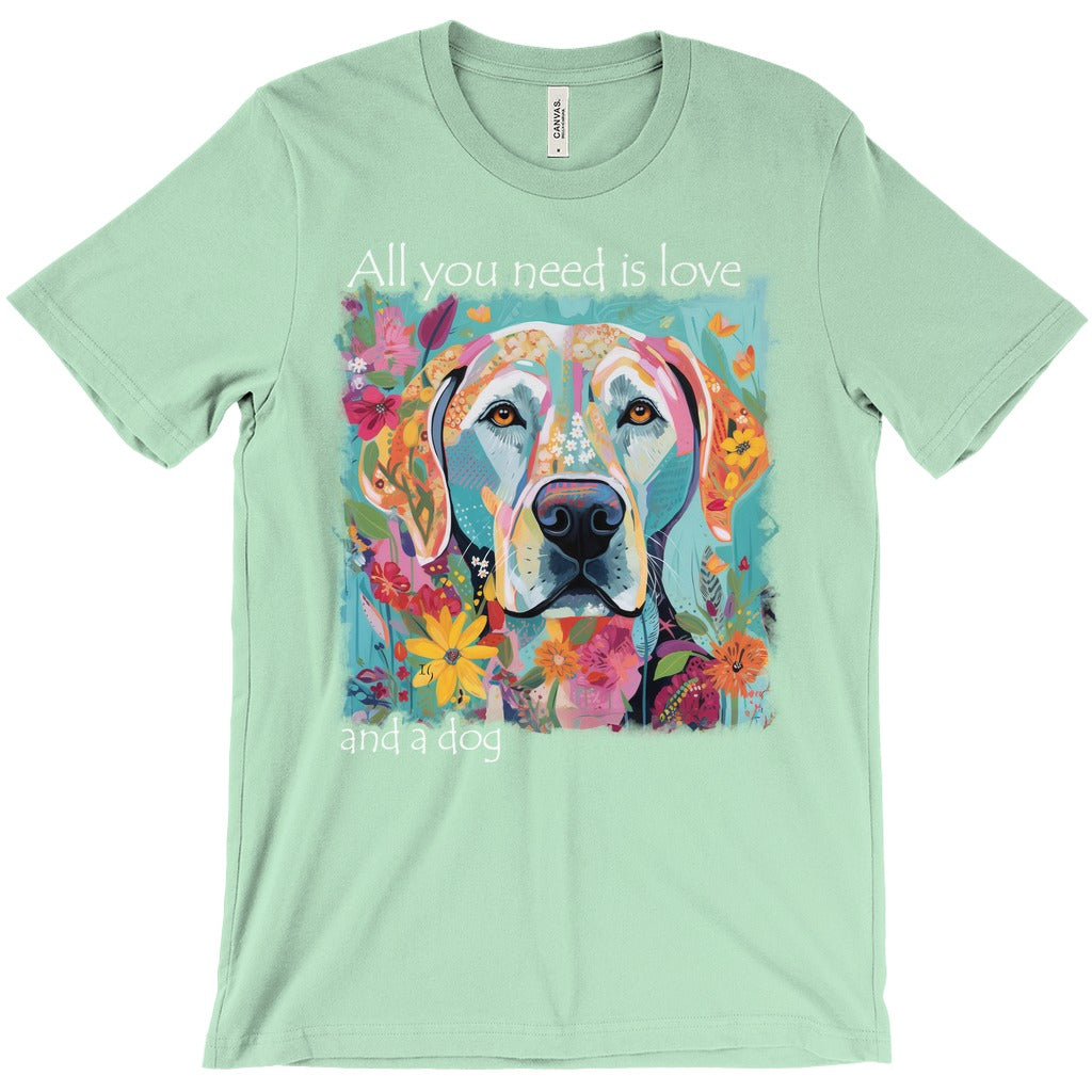 Garden of Companionship - T-Shirts canvas print in room setting - interactive art by Ivan Guaderrama