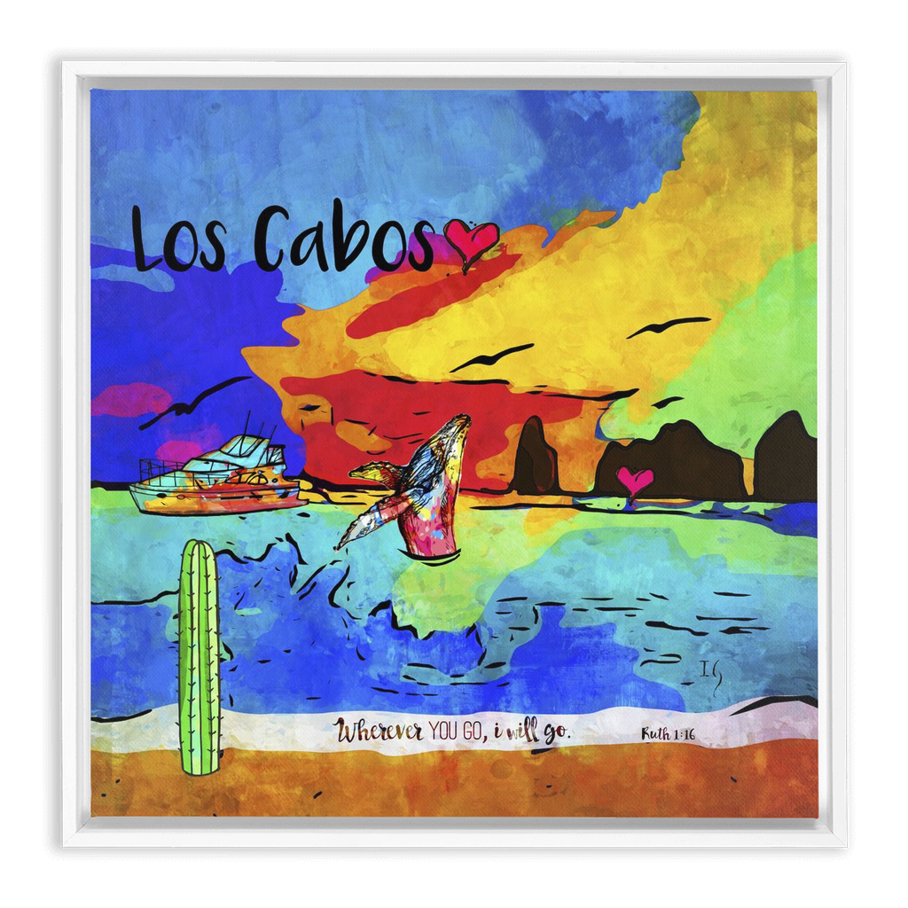 Los Cabos artwork detail - interactive canvas print that comes alive with mobile app wall art