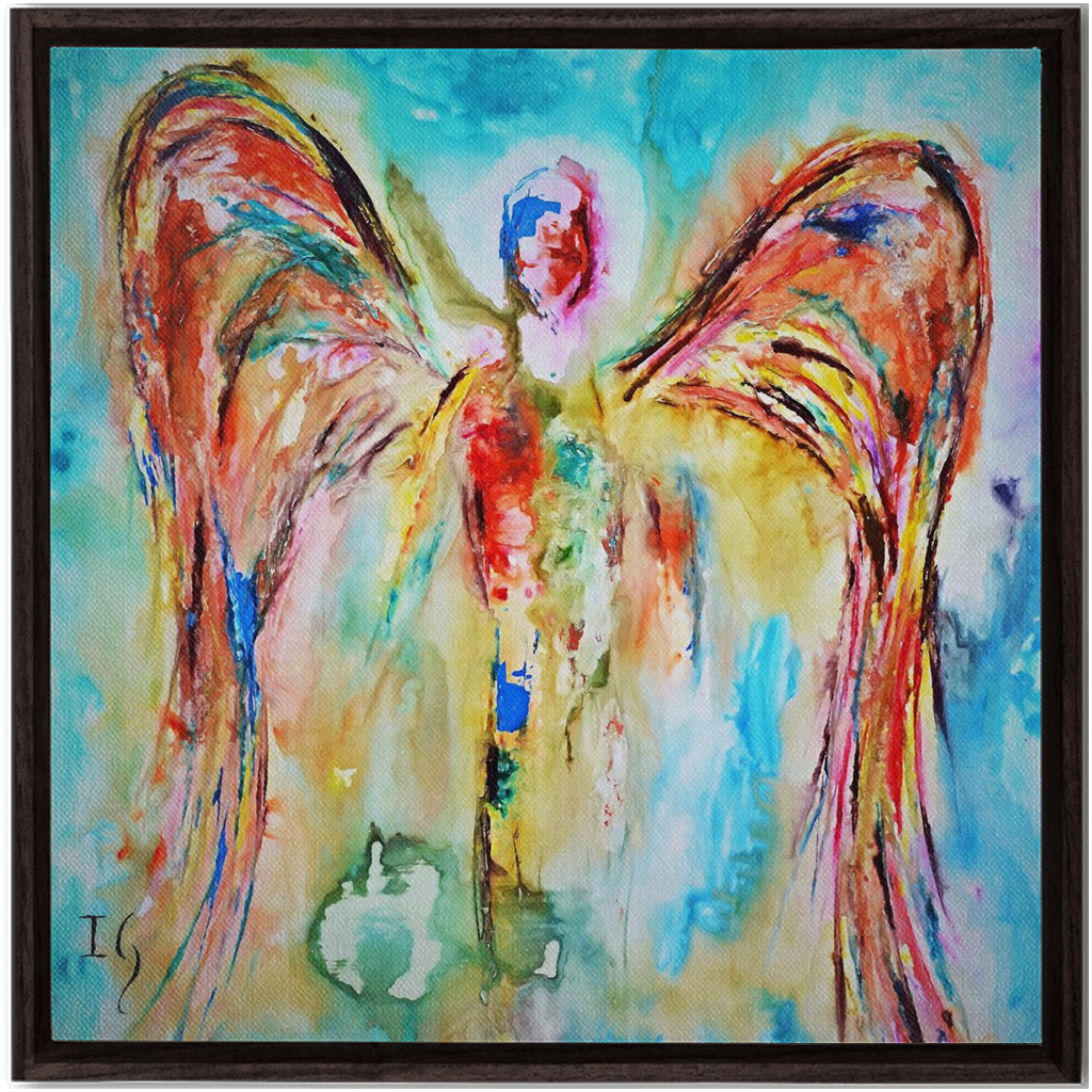 Azel artwork detail - interactive canvas print that comes alive with mobile app wall art