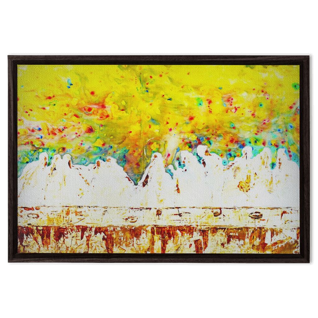 Eucharist artwork detail - christian wall art canvas print wall art
