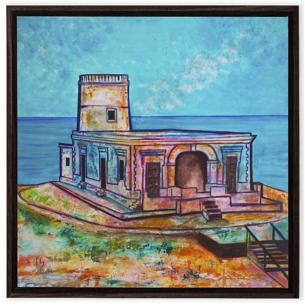 Quivira artwork detail - interactive canvas print that comes alive with mobile app wall art