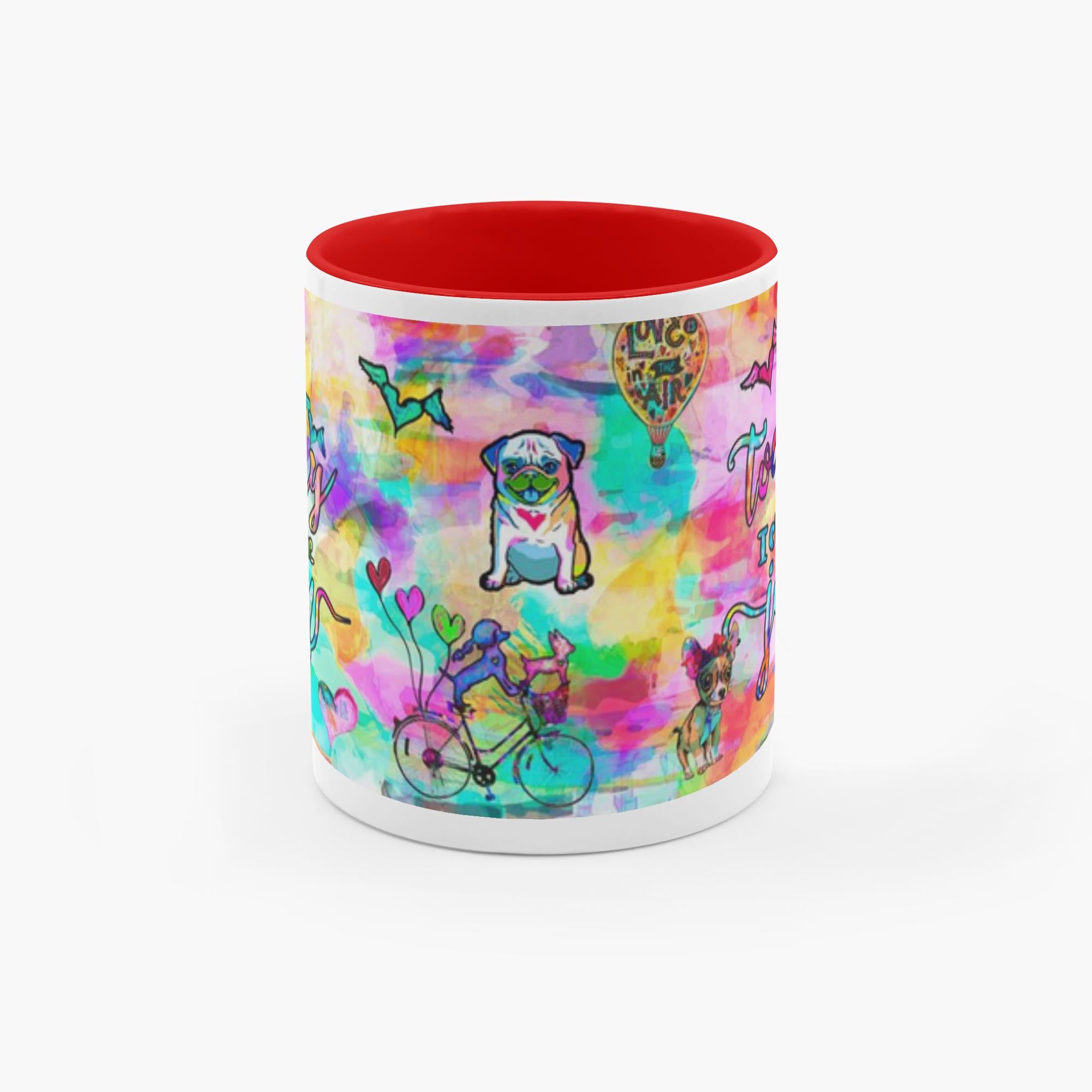 Today I Choose Joy Interactive Mug artwork detail - interactive christian gift with augmented reality wall art