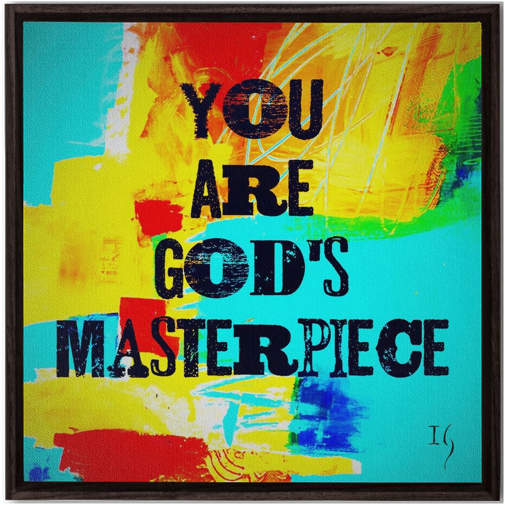 Ephesians 2:10 artwork detail - bible verse wall art canvas print wall art