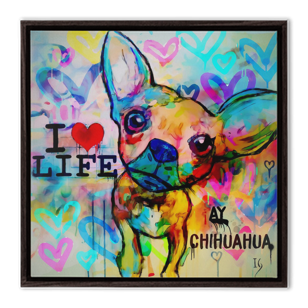 Ay Chihuahua - interactive canvas print that comes alive with mobile app by Ivan Guaderrama