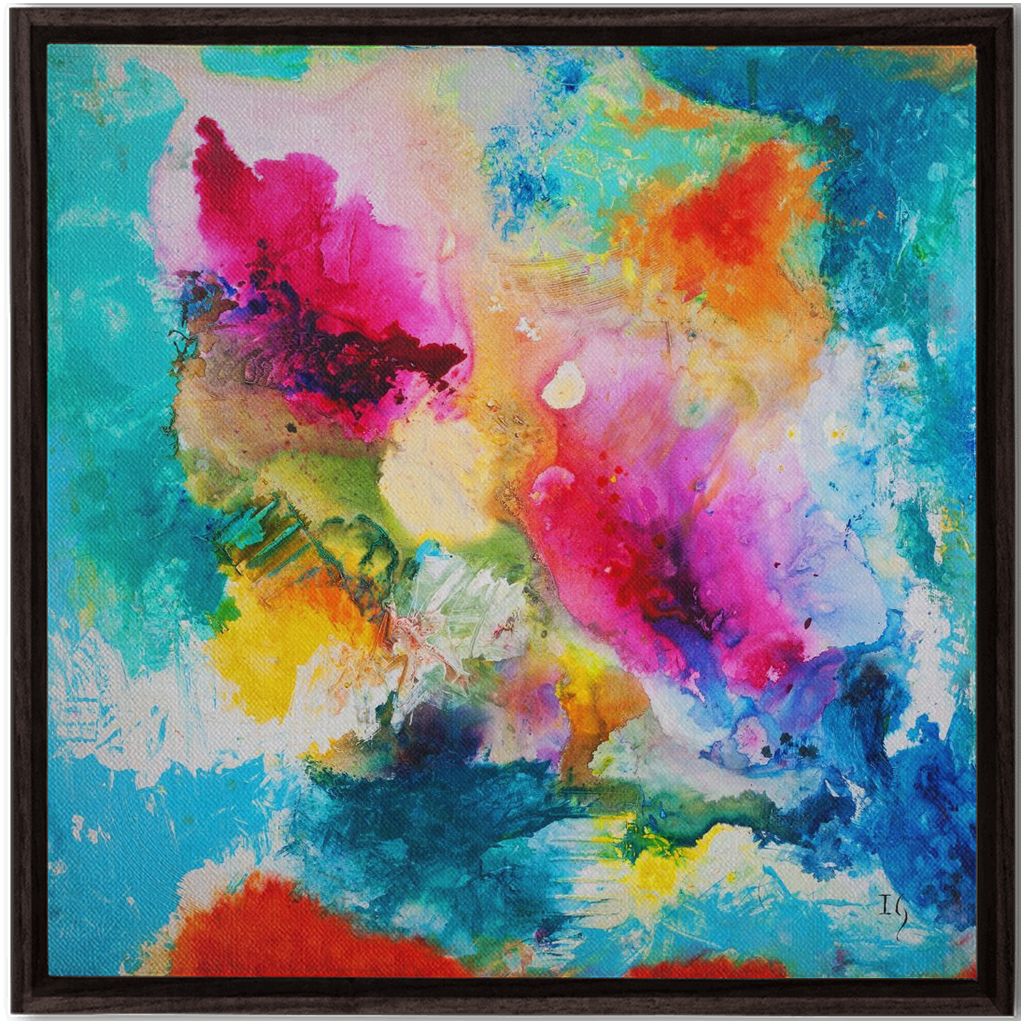 John 10:10 artwork detail - interactive canvas print that comes alive with mobile app wall art