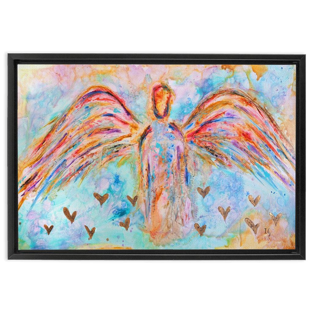 You Are my Special Angel artwork detail - angel painting canvas print wall art