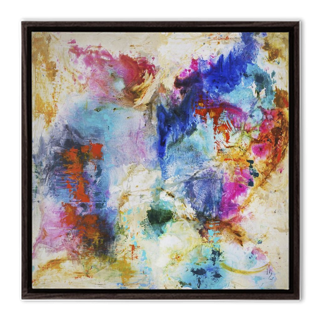 Breath Of Life - abstract art canvas print by Ivan Guaderrama