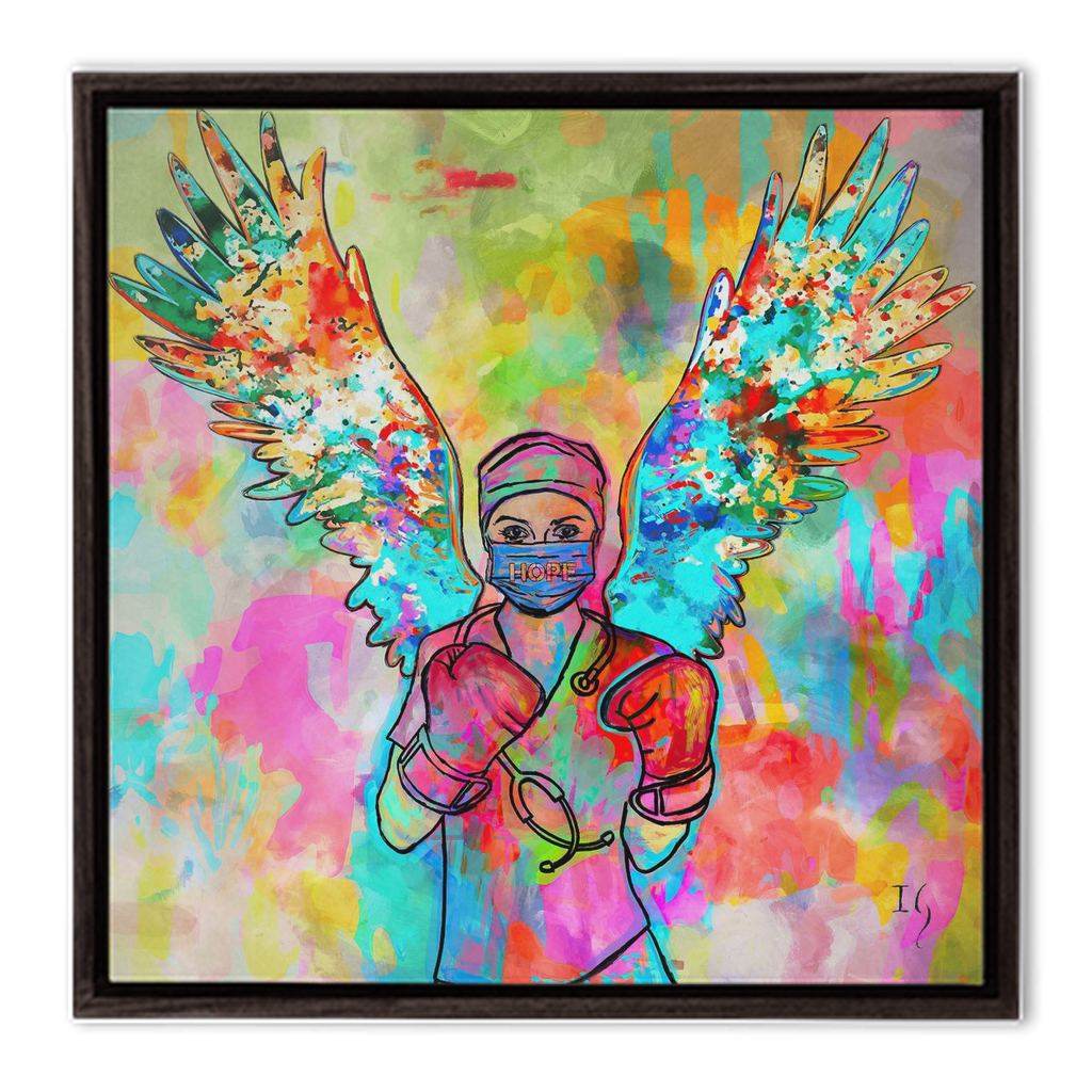 Today I Choose Hope - interactive canvas print that comes alive with mobile app by Ivan Guaderrama