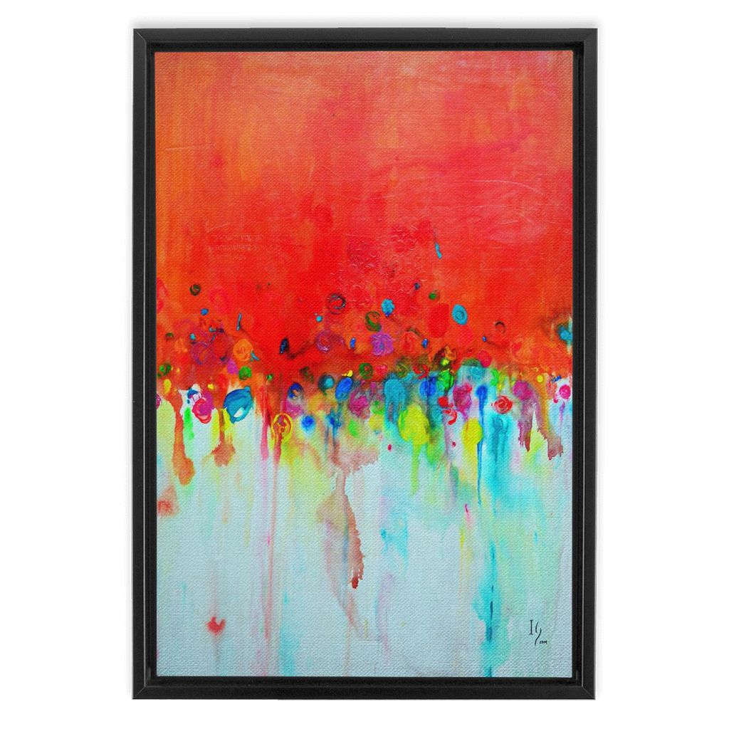 Where you go I will go artwork detail - abstract art canvas print wall art